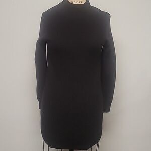 Gentile Fawn black sweater dress size XS